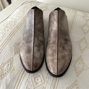 Abramey Leather Women's Booties Shoes, Size Euro 41 US Size 10